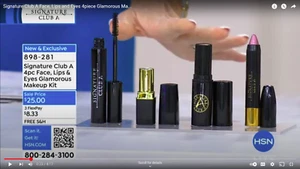 Signature Club A Face, Lips and Eyes 4piece Glamorous Makeup Kit - Picture 1 of 5
