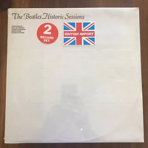 Beatles Historic Sessions British Import sticker embossed cover Sealed 2 LP NM - Picture 1 of 2