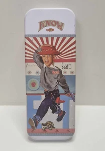 Neu Vintage Micky Schnee Bleistift Dose - Made in England - Kinder Cowboy Design - Bild 1 von 3
