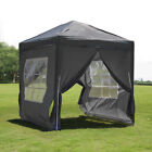 Grey 2x2 3x3 m Pop up Gazebo Garden Marquee Party Tent Outdoor Sun Canopy Home