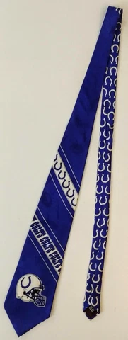 Vintage 1996 Indianapolis Colts Neck Tie - Team NFL - NFLP - 100% SILK  57L x 4W Cover