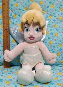 Disney Parks Tinker Bell Plush Stuffed Soft Doll Sparkle Disneyland World 12" - Picture 1 of 4