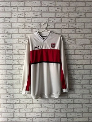 Poland 1998 1999 2000 Home Football Shirt Soccer Jersey Long Sleeve Nike Vintage - Image 1 of 4