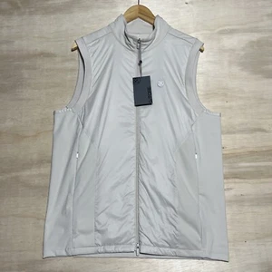 G/FORE Men's Stone Performer Nylon Vest Golf Water Wind Resistant Sz Large NWT - Picture 1 of 9