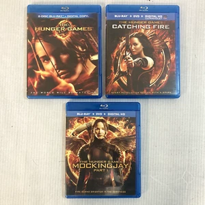 The Hunger Games, Catching Fire & Mockingjay Part 1 (Blu-Ray + DVD) - Picture 1 of 10