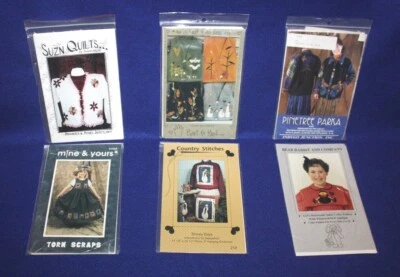 Craft Patterns - Vest, Sweatshirts, Dress, Jacket, Parka - Quilt, Applique #V44 - Image 1 of 2