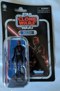 Figura de 3,75 pulgadas Star Wars The Clone Wars Vintage Collection Darth Maul (Mandalore) - Imagen 1 de 3
