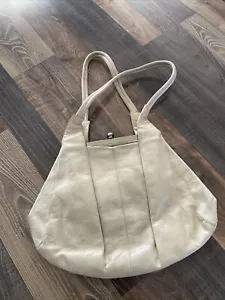 Hobo International Cuero Hombro/Bolso de Mano Blanco Cierre con Cerradura de Beso - Imagen 1 de 22