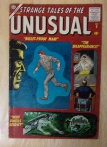 STRANGE TALES OF THE UNUSUAL #8 1957 VERY NICE VG+,BURGOS COVER,DRUCKER - Picture 1 of 3