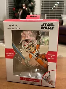Star Wars Luke Skywalker Christmas Tree Ornament Hallmark 2023 Holiday Figurine - Picture 1 of 2