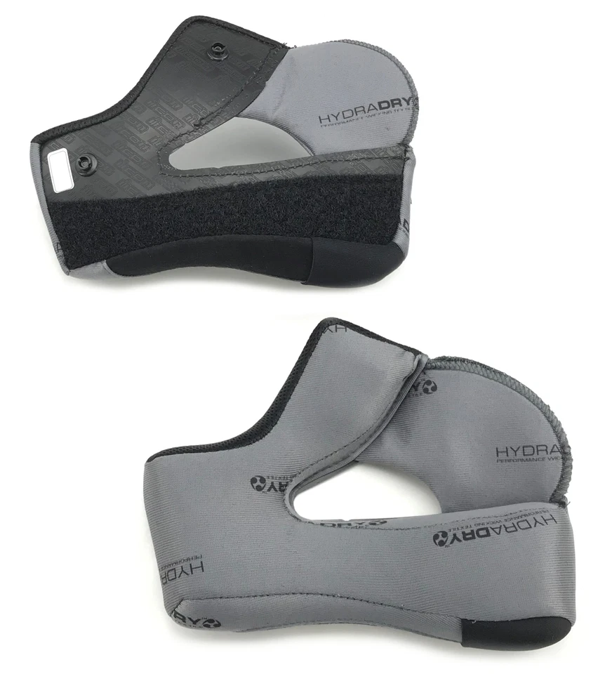 Icon Airflite Helmet Replacement Hydra-Dry Cheek Pads Gray - Image 1 of 1