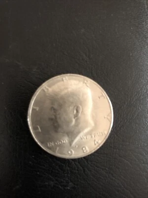 1984-P KENNEDY HALF DOLLAR-Rare Double Die Reverse FG - Image 1 of 3