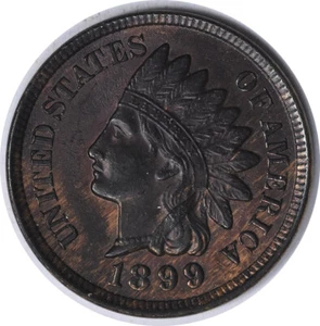 1899 Indian Cent RPD S-23 Choice BU Uncertified #107 - Picture 1 of 2