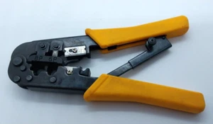 Fluke Networks Modular Crimper 11212530 Crimps AWG 28-24 Telephone Data Cables - Picture 1 of 8