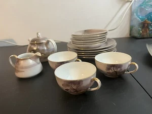 noritake Fine china vintage japanese Pre 1940’s Lot Plates Bowls Cups Tea Pot - Picture 1 of 20