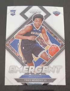 π2021-22 Trey Murphy III Panini Prizm Basketball Emergent RC 3 Pelicans NM - Picture 1 of 2