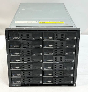 IBM Flex System 8721 14x X240-M5 504-Cores 3.5TB RAM 2x EN4093 10GB Chassis - Picture 1 of 6