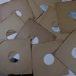 50.8x25.4cm 78 giri grammofono buste registrazione,semplice marrone paper, - Bild 1 von 2