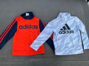 Lot of 2 boys ADIDAS JACKETS size 6 - Picture 1 of 8