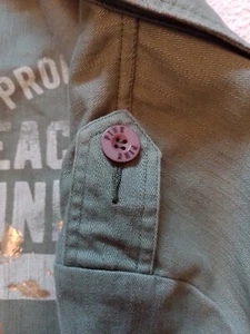 Victoria's Secret Pink, Khaki Military Jacket - Picture 1 of 10