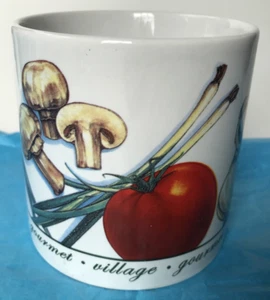GOURMET DU VILLAGE By Concu Par Crock Bowl 2.5 Tall 5" Wide Vegetables - Picture 1 of 6