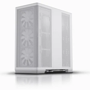 APNX C1-R Mid-Tower-ATX Case Gaming Gehäuse ASUS- und MSI-Motherboards Weiß - Bild 1 von 8