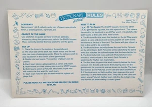 Pictionary Jr. Board Game 1999 Replacement Piece Rules Booklet Instructions - Picture 1 of 2
