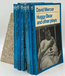 David Mercer 8 Play Scripts Paperback Eyre Methuen Drama Uniform Covers Volumes - Picture 1 of 11