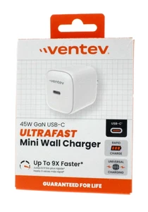 Ventev 45W USB-C Ultrafast Mini Wall Charger - Picture 1 of 9