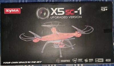 Syma X5SC-1 Upgraded Black WiFi Transmission Drone Quadcopter - Image 1 of 4