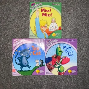 OXFORD READING TREE SONGBIRDS PHONICS 3 BOOKS LEVEL 1+ & 2 JULIA DONALDSON - Picture 1 of 1