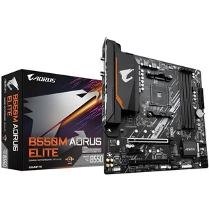 Gigabyte B550M AORUS ELITE Motherboard - Supports AMD Ryzen 5000 Series AM4 CPUs - Photo 1/1