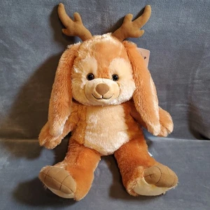 Build a Bear Workshop Jackalope Bunny with Antlers Plush NEW - Picture 1 of 6