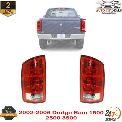 Conjunto de luces traseras lado derecho e izquierdo para Dodge Ram 1500 2500 3500 2002-2006 Foto 1 de 4