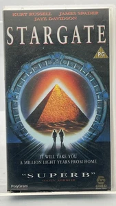 Stargate 1994 VHS Movie Kurt Russell James Spader Sci-Fi Classic PolyGram - Picture 1 of 3