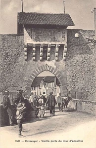 Suisse - ESTAVAYER (FR) Vieille porte du mur d'enceinte - Ed. C.P.N. 2537 - Bild 1 von 2