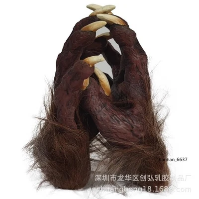 Werewolf Hands Halloween Costume Accessory Realistic Long Claws Simulation Glove - Image 1 of 3