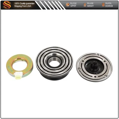 AC A/C Compressor Clutch Kit For Chevrolet GMC K1500 K2500 K3500 C3500 1990-1995 - Image 1 of 4