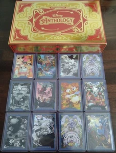 Panini Disney Anthology Lot Numbered 12x /50 /75 /200 /300 /500 + Empty Box - Zdjęcie 1 z 11