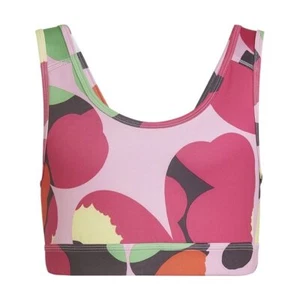 adidas Girls Mrimko Bra Low Impact Sports Training Fitness Gym Crop Tops - Picture 1 of 5