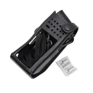 PMLN5840 Hard Leather Carry Case for XPR7500 XPR7550 XPR7580 DGP8050 DGP8550 Bag - Picture 1 of 11