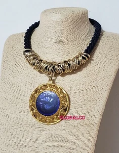 NUEVO COLLAR COLGANTE EXCLUSIVO ORIGINAL ELEGANTE, ACCESORIO DE MODA CHAPADO EN ORO - Imagen 1 de 3