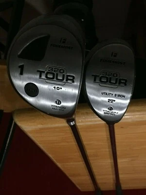 FOURMOST 320 TOUR 1 & 3 WOOD 10 & 22 loft. Mid Firm Flex Graphite & Steel Shafts - Image 1 of 4