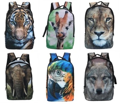 1 Rucksack 42x28x12cm Tier Tiere Wildtiere Eyecatcher Rucksäcke Tasche Taschen