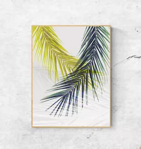 Palm Trees Tropical Wall Art Prints. Look Great Framed - Picture 1 of 4