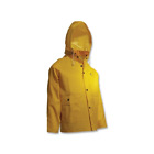 Onguard Sitex Rain Jacket, Detachable Hood, 0.35 Mm Thick, Pvc/Polyester, Yellow