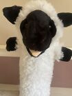 PUPPET COMPANY 11" SHEEP GLOVE/HAND PUPPET WHITE WITH BLACK FACE