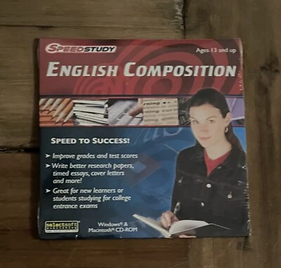 MPS Multimedia QuickStudy English Composition for PC, Mac New Sealed, J17 - Image 1 of 2