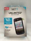 Net10 Wireless Unlimited Talk Text Data ZTE MIDNIGHT ANDROID