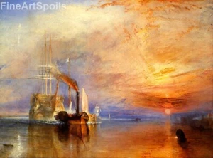 The Fighting Temeraire , 1839 • J.M.W. Turner • Wall Art Deco Gift • A4 Print - Picture 1 of 5